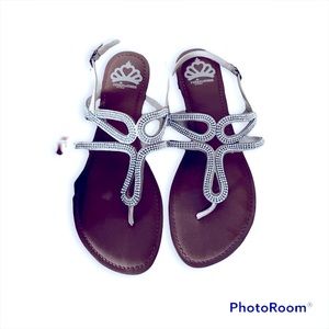 Fergalicious rhinestone sandals